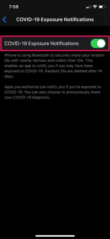 Step-by-Step Guide: Enable or Disable COVID-19 Exposure Notifications on iPhone (iOS 13.5+)