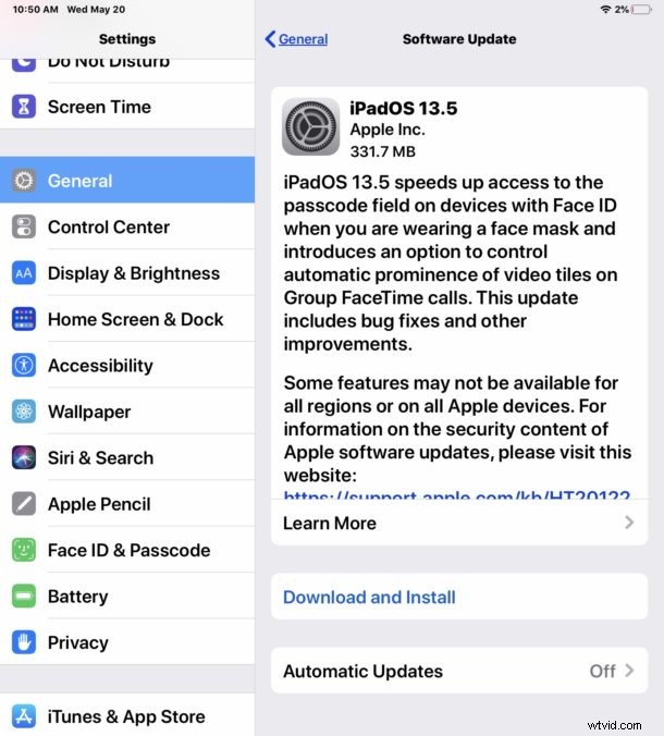 Apple Releases iOS 13.5 & iPadOS 13.5: Download Now for Bug Fixes, Security & COVID-19 Features