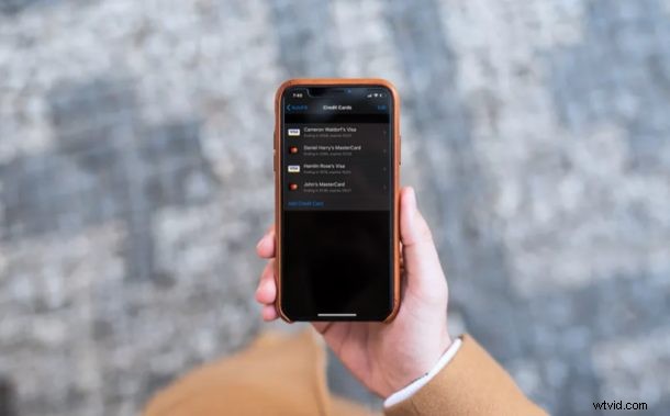 How to Securely Save Credit Card Details in Safari on iPhone and iPad