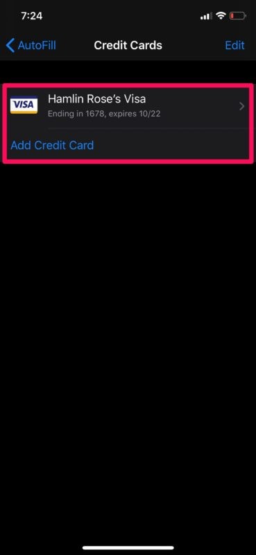 How to Securely Save Credit Card Details in Safari on iPhone and iPad