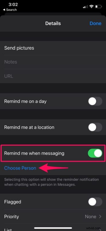 How to Use  Remind Me When Messaging  on iPhone and iPad: Easy Step-by-Step Guide