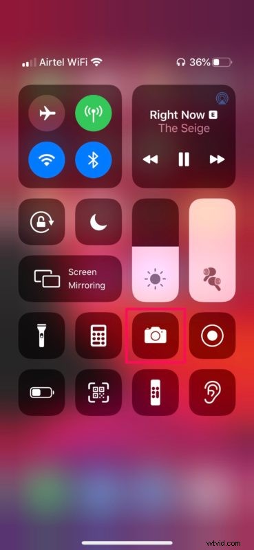 How to Quickly Launch Camera Modes from Control Center on iPhone & iPad