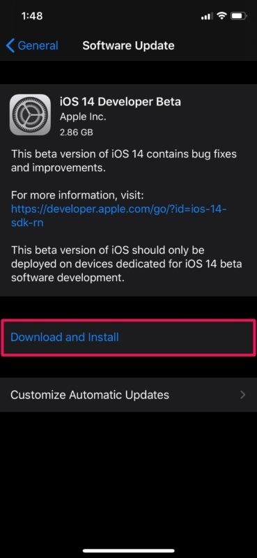 iOS 14 Developer Beta 1 Now Available: Download for iPhone