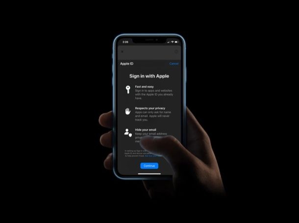How to Use Sign in with Apple on iPhone & iPad: Hide Your Email from Apps & Signups