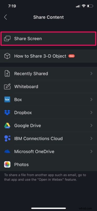 How to Screen Share in Webex Meetings on iPhone & iPad: Step-by-Step Guide