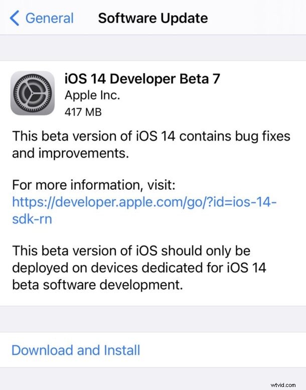 Apple Releases iOS 14 Beta 7 and iPadOS 14 Beta 7 for Download