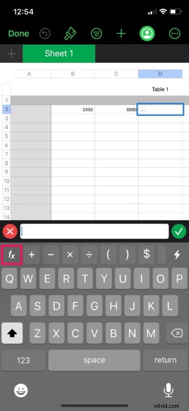 How to Use Formulas in Apple Numbers on iPhone and iPad: Step-by-Step Guide