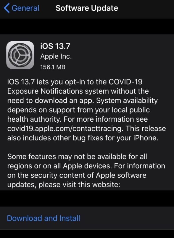 iOS 13.7 & iPadOS 13.7 Now Available: Download Apple s Latest Security Update