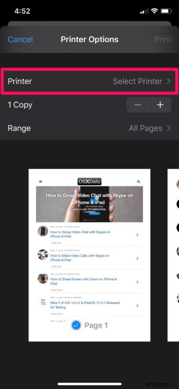 How to Print Wirelessly from iPhone or iPad to Any Printer Using AirPrint