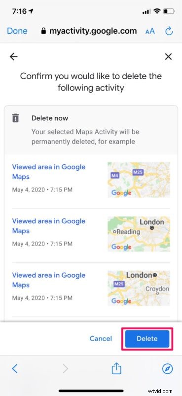 How to Easily Clear Google Maps Search History on iPhone & iPad