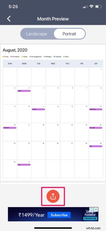 How to Easily Export and Save iPhone & iPad Calendar as PDF