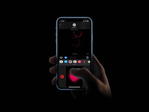 How to Use Digital Touch in iMessage on iPhone & iPad: Send Heartbeats, Doodles, Sketches & More