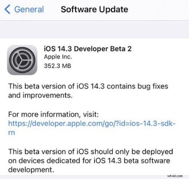 Apple Releases iOS 14.3 Beta 2 and iPadOS 14.3 Beta 2 for Beta Testers