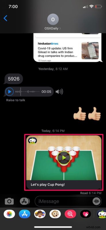 How to Play Exciting iMessage Games on iPhone & iPad: Chess, Cup Pong & More