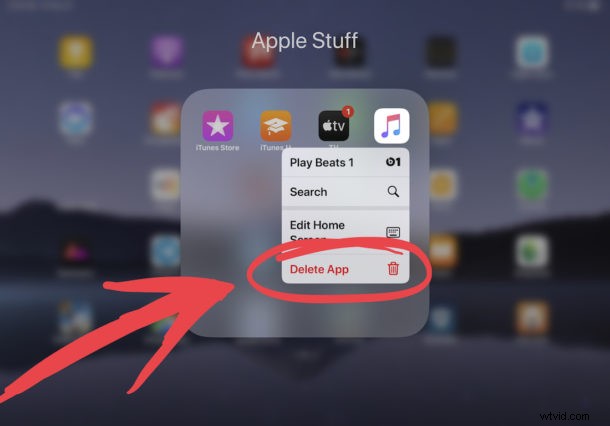 Quickly Delete Apps from iPhone & iPad: Fast Contextual Menu Method