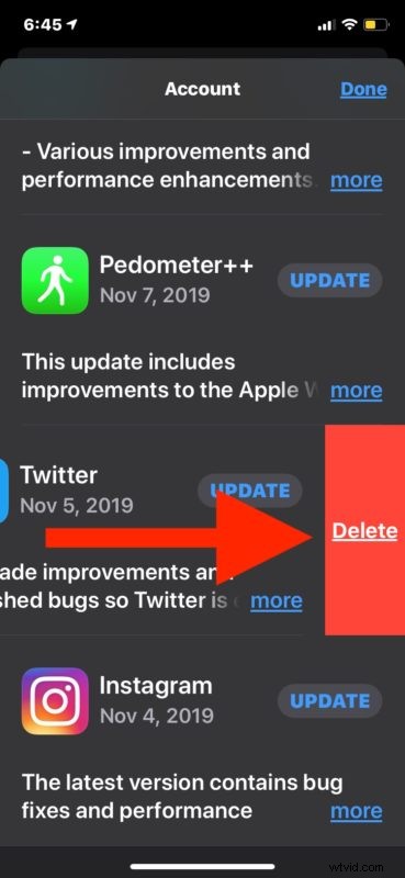 Quick Gesture Trick: Delete iPhone & iPad Apps Directly from App Store Updates