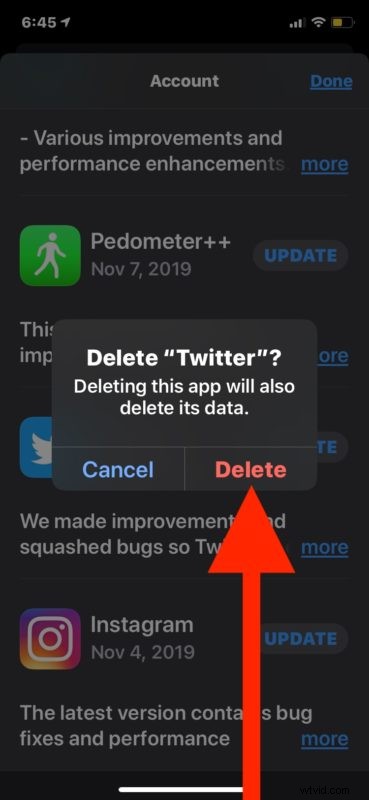 Quick Gesture Trick: Delete iPhone & iPad Apps Directly from App Store Updates