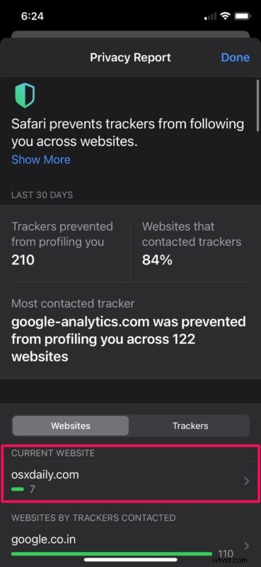 Safari Privacy Report: How to View Trackers on iPhone & iPad