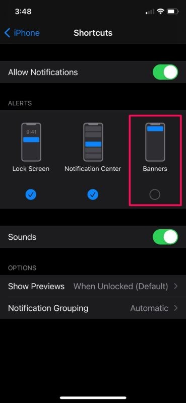 How to Disable Shortcuts Banner Notifications on iPhone and iPad: Step-by-Step Guide