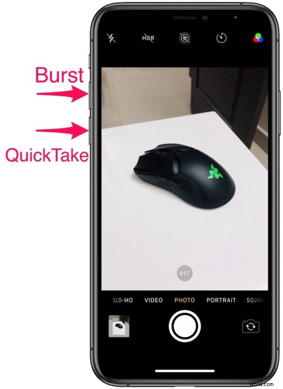 How to Use iPhone Volume Buttons for Burst Photos and QuickTake Videos