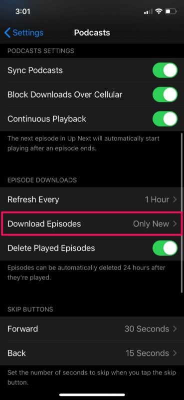 How to Disable Auto-Downloading of New Podcast Episodes on iPhone and iPad
