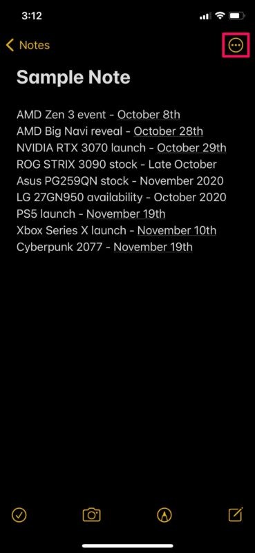 How to Change Note Background Color in Notes App on iPhone & iPad