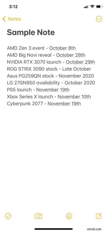 How to Change Note Background Color in Notes App on iPhone & iPad