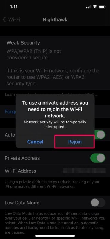 How to Enable or Disable Private Wi-Fi Addresses on iPhone & iPad for Enhanced Privacy
