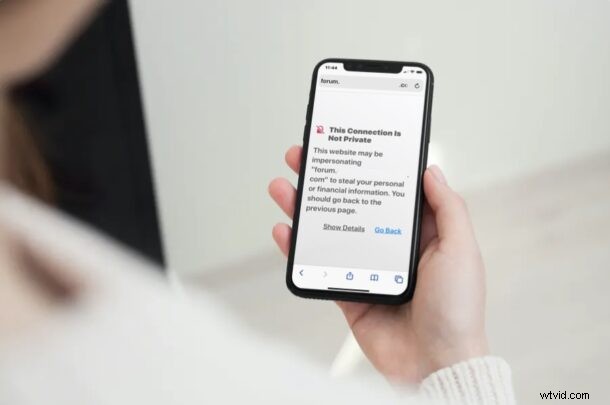 Fix Safari  This Connection Is Not Private  Error on iPhone, iPad & Mac – Quick Guide