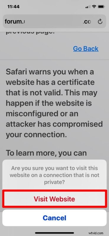 Fix Safari  This Connection Is Not Private  Error on iPhone, iPad & Mac – Quick Guide