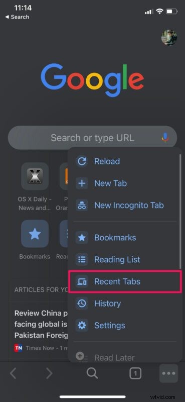 How to Easily Reopen Closed Tabs in Chrome on iPhone, iPad, and Mac