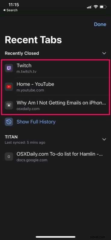 How to Easily Reopen Closed Tabs in Chrome on iPhone, iPad, and Mac