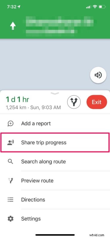 How to Share Real-Time Trip Progress with Google Maps on iPhone