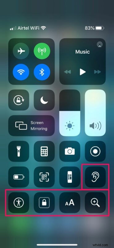 How to Add Accessibility Shortcuts to Control Center on iPhone and iPad