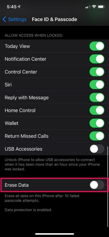 Secure Your iPhone: Enable Auto-Erase After Failed Passcode Attempts