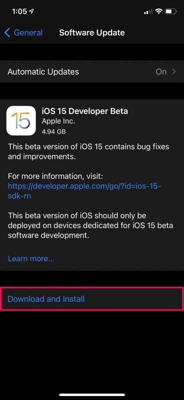 Step-by-Step Guide: Install iOS 15 Developer Beta on Your iPhone Safely