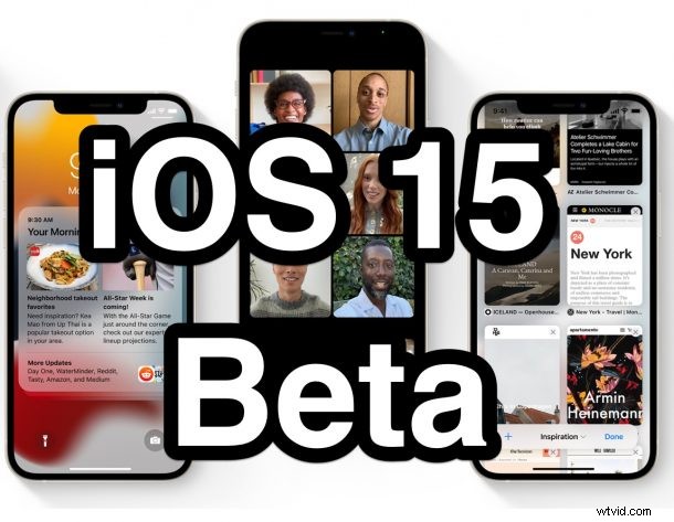 iOS 15 Developer Beta 1 Now Available for Download