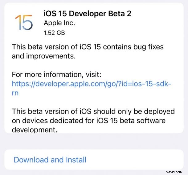 Apple Releases iOS 15 Beta 2 and iPadOS 15 Beta 2 for Developers – Download Now