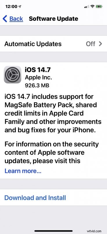 Apple Releases iOS 14.7 Update for iPhone: Bug Fixes & MagSafe Battery Pack Support