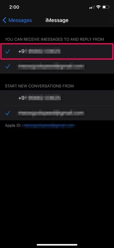How to Remove or Change Phone Number from iMessage and FaceTime on iPhone and iPad