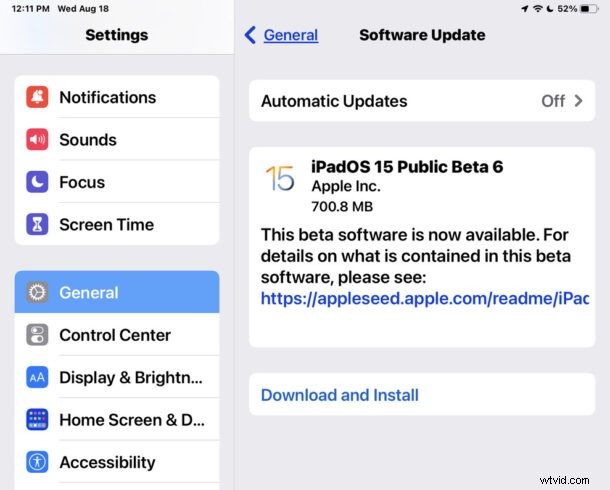 Apple Releases iOS 15 & iPadOS 15 Public Beta 6 for Testing
