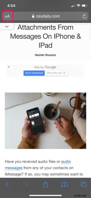 How to Customize Font and Background in Safari Reader View on iPhone and iPad
