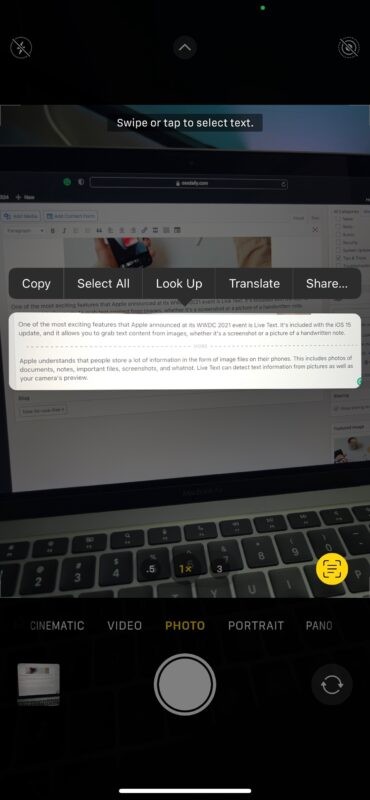 How to Use Live Text on iPhone & iPad: Extract Text from Images Instantly