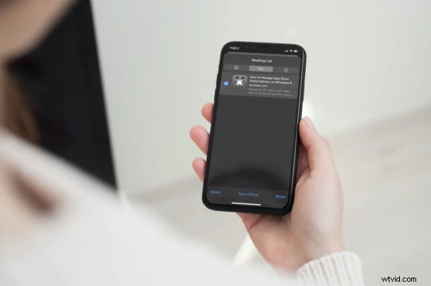 How to Enable Offline Access for Safari Reading List on iPhone, iPad, and Mac