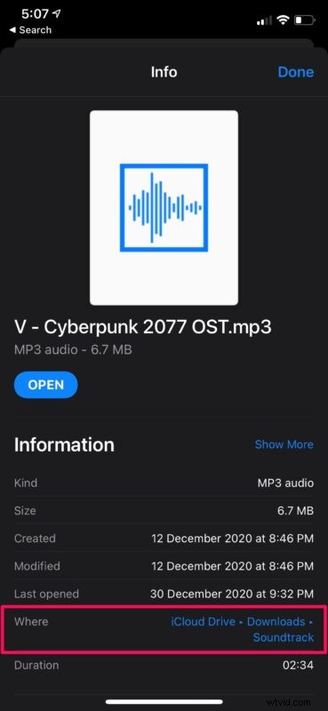 How to View and Copy File Paths in the Files App on iPhone & iPad
