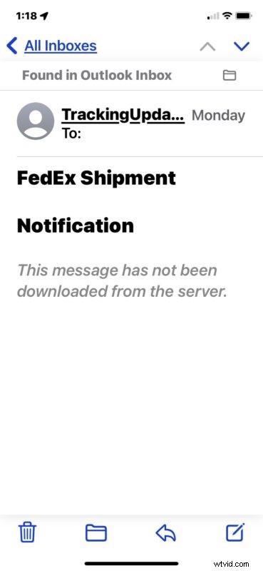 How to Fix  This Message Has Not Been Downloaded from Server  Error in Mail on iPhone & iPad