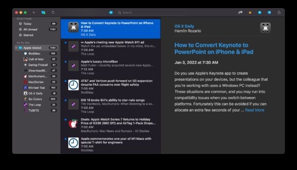 NetNewsWire: The Best Free RSS Reader for iPhone, iPad, and Mac