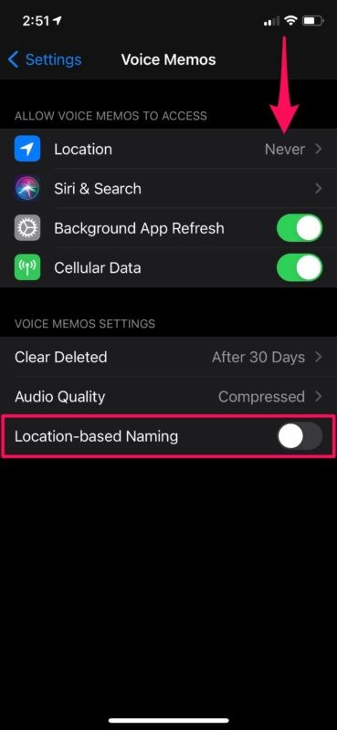 Disable Location-Based Naming in iPhone Voice Memos: Simple Step-by-Step Guide