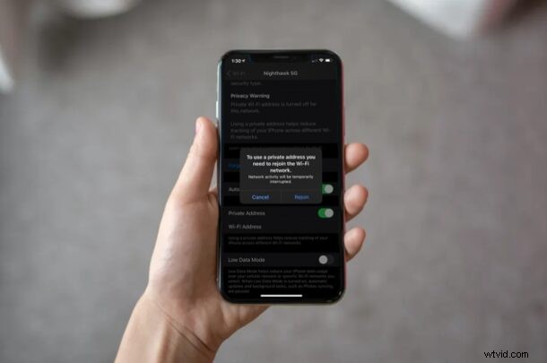 How to Enable Private Wi-Fi Address on iPhone and iPad for Better Privacy