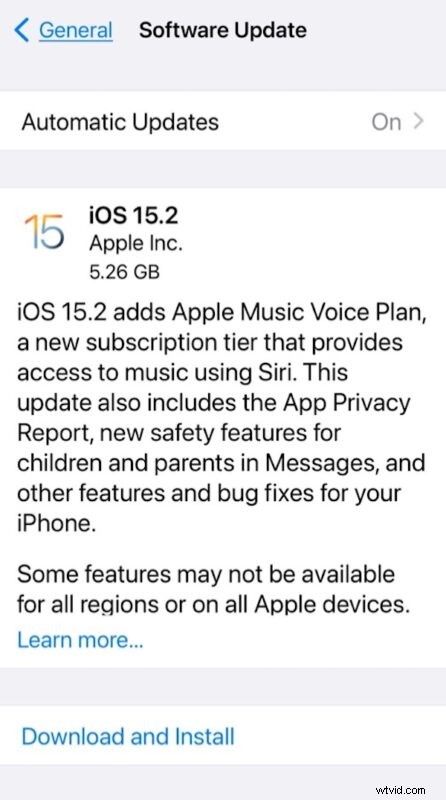 Download iOS 15.2 & iPadOS 15.2: Official Update for iPhone and iPad with New Features